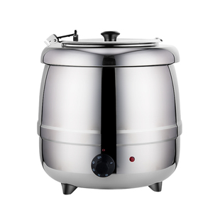 电子暖汤煲商用304不锈钢内胆保温锅汤炉酒店自助餐餐具电热粥锅