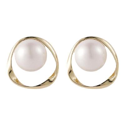 同款耳环倪妮朱锁锁夏天珍珠