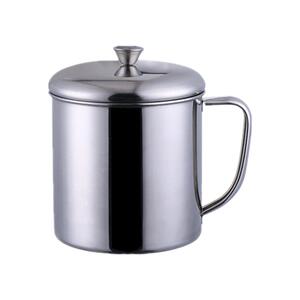 正项304不锈钢中式商用口杯