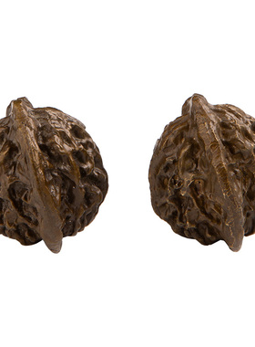 黄铜文玩核桃手把件男士随身把玩