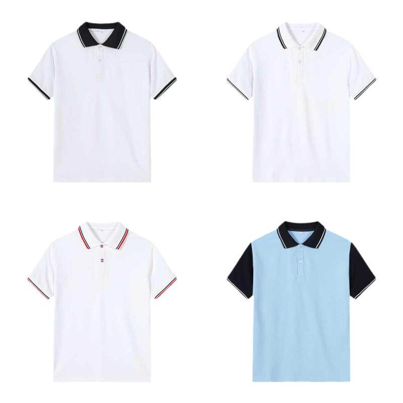 校服短袖T恤学生POLO衫初高中学生夏季棉质上衣中大童学生班服