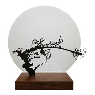 艾舍人(XCELLENT)台湾现代简约LED卧室客厅吧台个性台灯 MOONSHAD