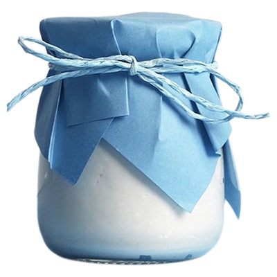 蓝色国风甜品台装饰推推乐贴纸