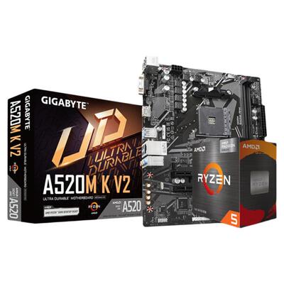 技嘉A520/B550主板搭AMD5000系