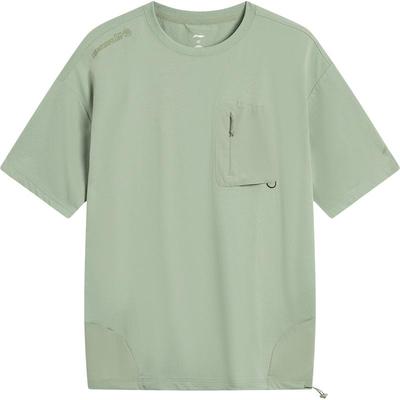 李宁户外CF溯凉爽宽松男短袖T恤