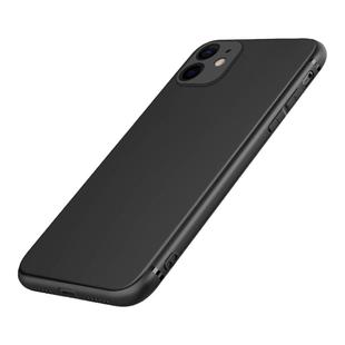 适用苹果11手机壳简约纯色磨砂肤感iphone11pro手机套防摔软壳超薄ipone11promax保护套硅胶黑色全包新款边框
