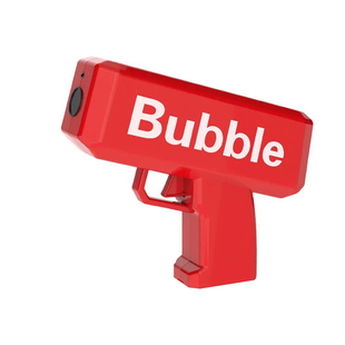 儿童电动吹泡泡机玩具网红发光吐钞机孩全自动手持泡泡枪不漏水