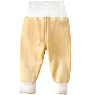 婴儿裤子加绒保暖裤男宝女宝裤子内搭外穿宝宝薄绒一体绒护肚秋裤