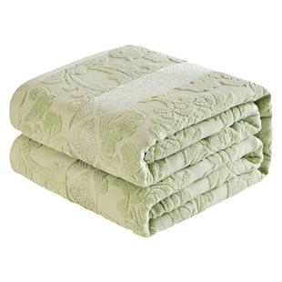 洁丽雅A类老式毛巾被纯棉单人老牌怀旧毛巾午睡盖毯空调夏凉被夏