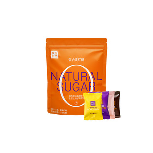 食在自然红糖姜茶大姨妈暖身原味姜味阿胶红枣混合装红糖48g