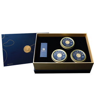 芙思塔鱼子酱3种鲟鱼子酱享礼盒营养丰富四川雅安送礼佳品30g*3罐