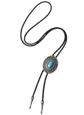 复古项链波洛领带金属花瓣