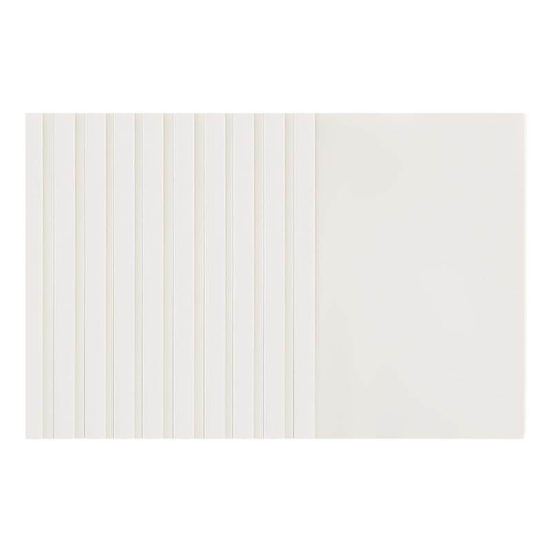 书昶1-50mm/10个A4热熔封套 装订机塑料封皮透明文件封面合同热熔胶装封皮纹纸标书籍本成册资料装订封套定制