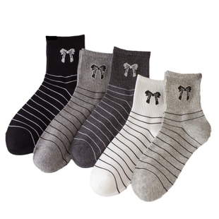 特价纯棉起球防臭旅行运动袜子女士中筒短袜吸汗四季袜辽源春秋冬