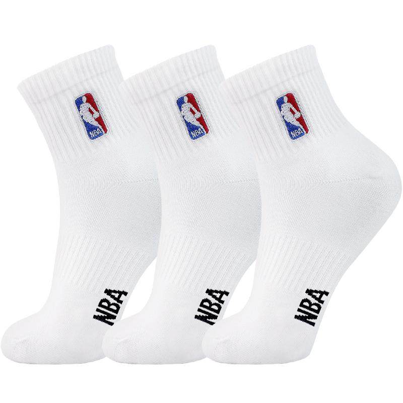 NBA袜子男士中筒运动休闲女秋冬毛巾底加厚篮球跑步吸汗透气棉袜