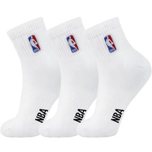 NBA袜子男士中筒青少年运动休闲毛巾底加厚篮球吸汗透气棉袜