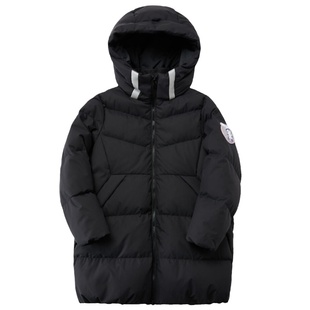 巴拉巴拉女童羽绒服中大童加厚外套儿童中长款保暖冬装新款童装小