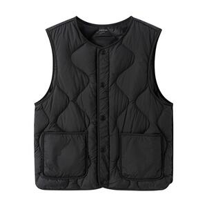 罗蒙儿童羽绒马甲男童羽绒服背心2024新款轻薄内穿校服神器外穿女