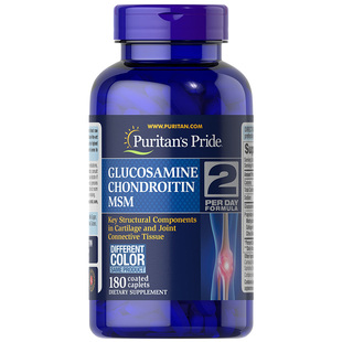 普丽普莱三倍氨糖软骨素维骨力msm关节宝成人美国原装进口骨胶原