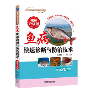 正版书籍 鱼病快速诊断与防治技术视频升J版 养鱼疾病治疗书 科学水产养殖书养鱼技术手册 鱼养殖从入门到精通 鱼养殖书养鱼书