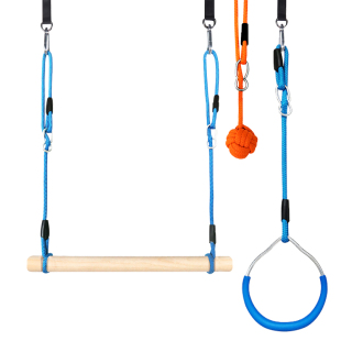 幼儿园户外攀爬吊环爬梯儿童前庭感统训练器材体适能平衡教具