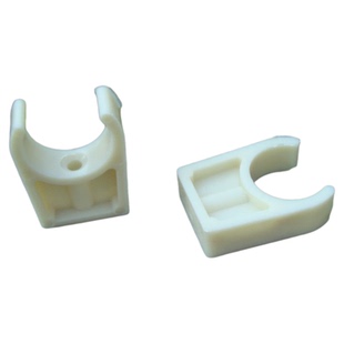 【韧性好】DN15/20/25/32/40 U型淡黄色ABS塑料管卡 管夹管托支架