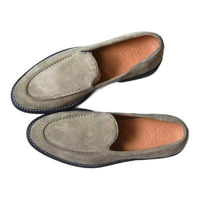 零磨合手作意式老钱中古乐福鞋