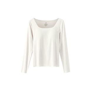 ubras加绒保暖背心女带胸垫羽绒化免穿文胸肌底衣含羊毛打底秋衣