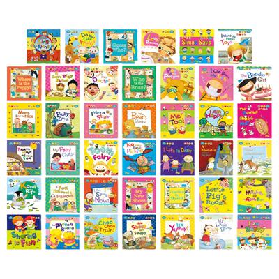 40本绘本5张英语海报