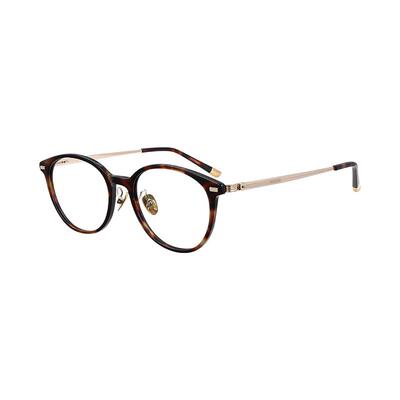 【26新品】木九十眼镜圆形玳瑁色板材镜框金属镜腿镜架MJ12FN3005