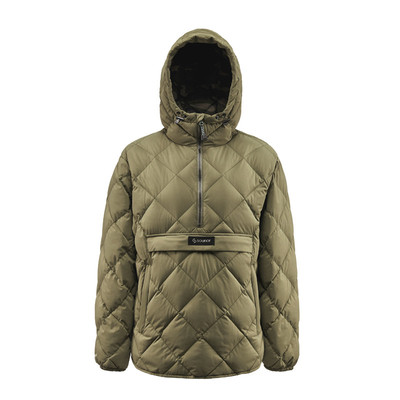 君羽辕辙秋冬时尚连帽白鹅绒服