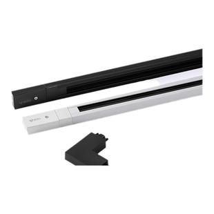 公牛led轨道射灯服装店背景墙配件转接头1米2米白黑吊杆导轨滑条