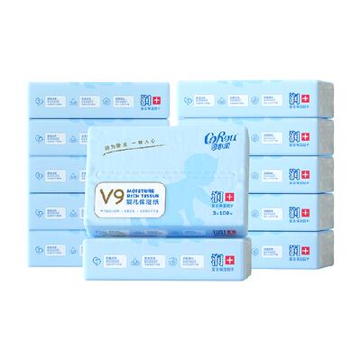 可心柔保湿柔纸巾100抽12包