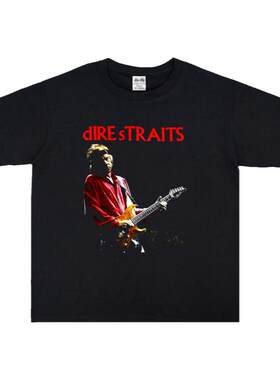DireStraits恐怖海峡乐队t恤