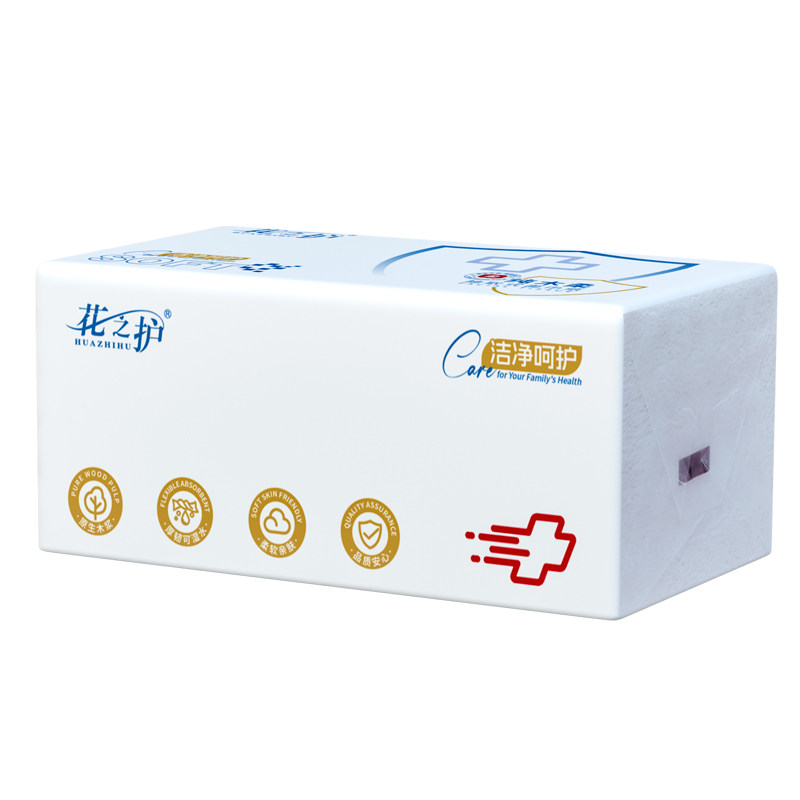 花之护25包加厚抽纸整箱
