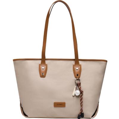 天美意简约休闲包包女托特包大容量单肩斜挎包冬新款X3028DX4