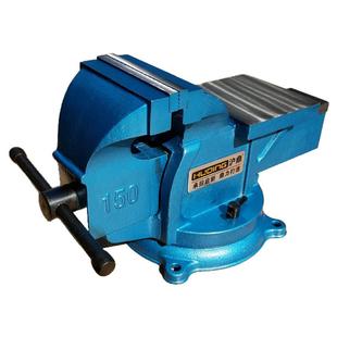 沪鼎台虎钳台式台钳固定器虎钳工虎钳台工业级重型方钢全钢精密