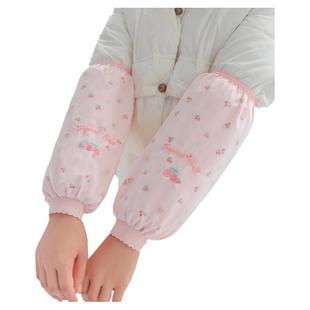 袖套女长款防水防脏棉布套袖成人工作羽绒服可爱学生耐磨秋冬护袖