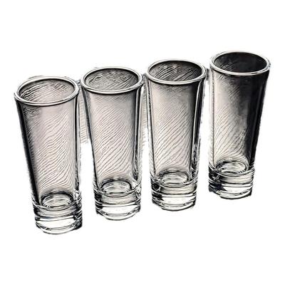 玻璃一两小酒杯白酒杯子弹杯子高级感轻奢高档直筒细长长条细高