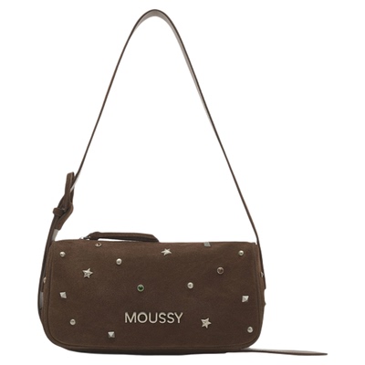 MOUSSY旷野流浪铆钉麂皮腋下包