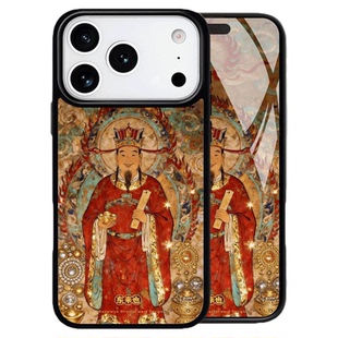 东来也适用于苹果17promax外壳新款国潮磁吸iPhone air/16pro/15promax/14plus/13Pro马年手机保护壳金禄满堂