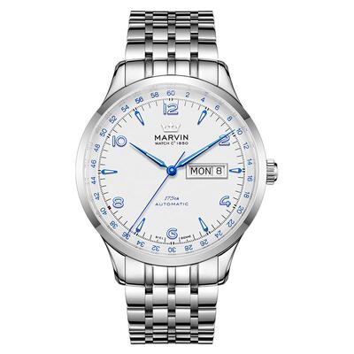 摩纹瑞士175周年夜光机械手表
