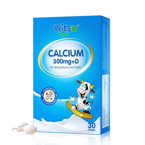 witsbb健敏思小蓝盒液体钙无敏原100+婴幼儿敏宝新生儿童补钙K2d3