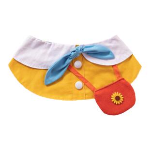 宠物狗狗口水巾围兜柯基幼稚园背包围巾披肩柴犬比熊夏天衣服配饰