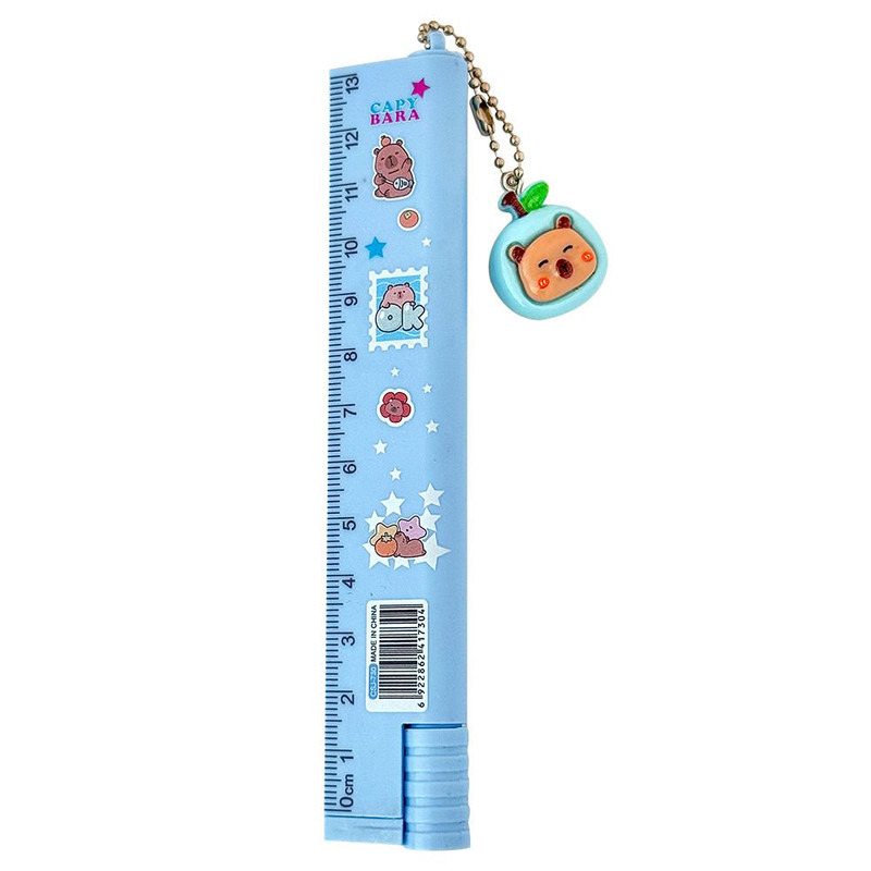 卡通尺子中性笔学生创意文具奖品
