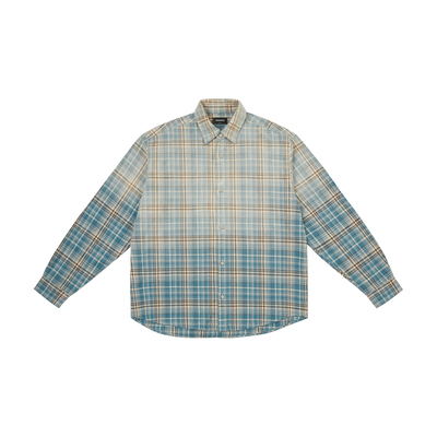 haonanhuang法兰绒长袖衬衫