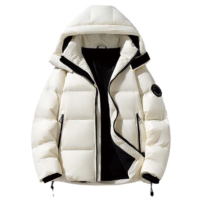 IDLEIDOL纯色简约宽松羽绒服