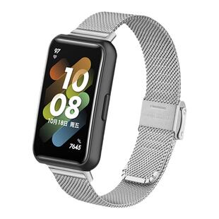 适用华为手环11/10/9表带8NFC版米兰尼斯卡扣款band7/6pro腕带智能荣耀运动手表个性金属配件替换带云顶创想