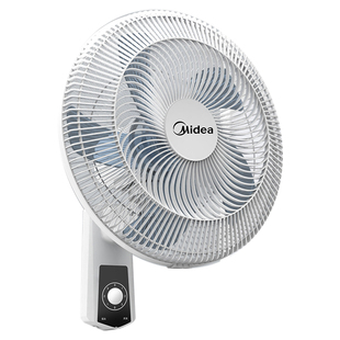 美的壁扇挂壁电风扇家用大风力壁挂式商用工业轻音循环扇墙壁风扇