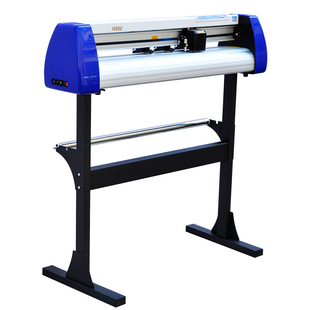 微宏牌摄像头全自动巡边刻字机不干胶标签模切机车墙贴刻绘机